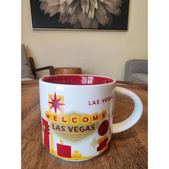 2014 Starbucks Las Vegas You Are Here Collection Coffee Cup Tea Mug 14oz - Picture 1 of 5